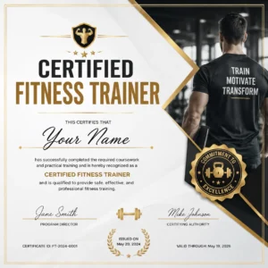 Certified Fitness Trainer